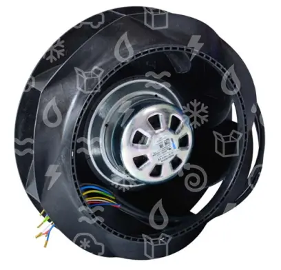 ventilátor radiální EBM PAPST, 220 mm, R3G220-RC05-03